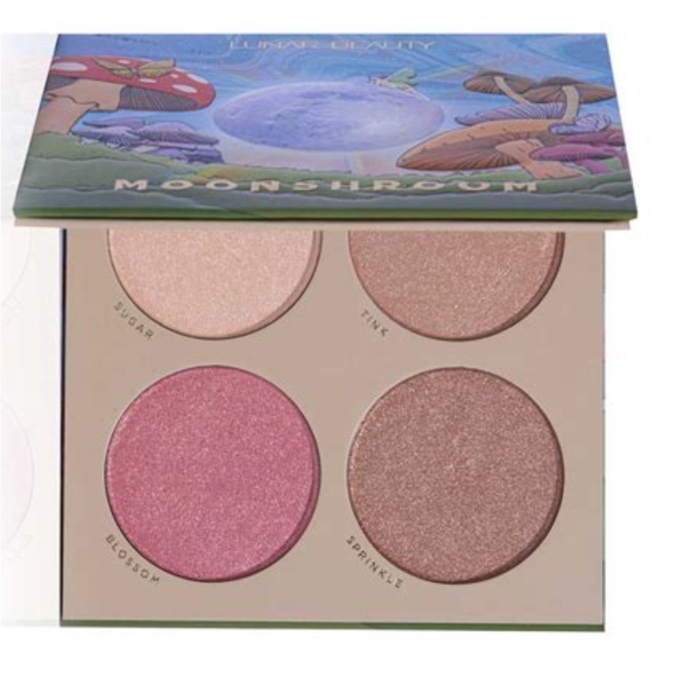 Lunar Beauty Moonshroom Highlighter Palette - NEW in Box!